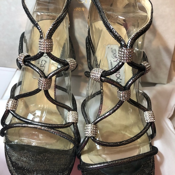 Jimmy Choo stiletto metallic - Picture 8 of 9